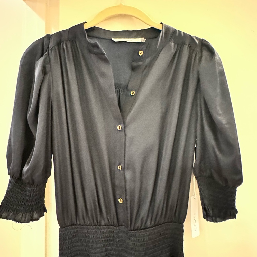 Black Jumpsuit with Gold Buttons NWT!! - Picture 7 of 12